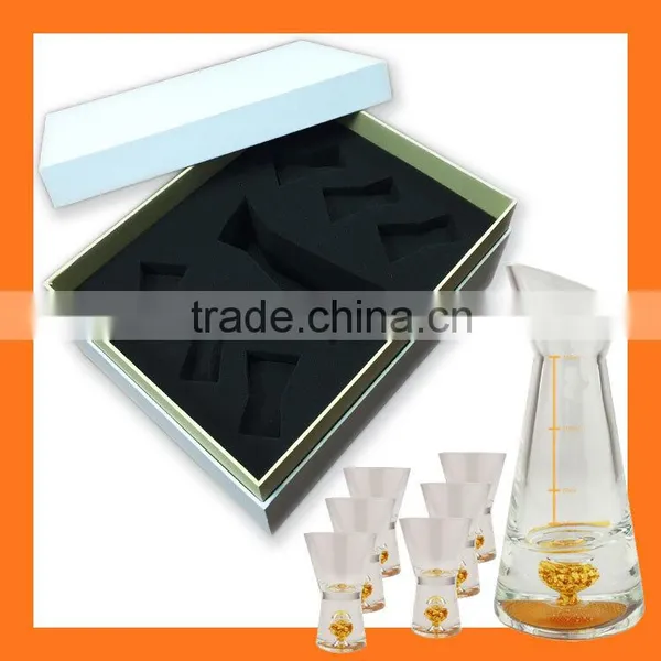 Customized Logo Japanese Sake Tiny Round Heavy Bottom Vodka Glass photo-5