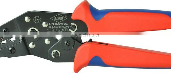 Hand Crimping Tool DN-02WF2C for Press 0.5-2.5mm2 Wire End Ferrules Crimping Plier Carbon Steel Insulated Cable Lug Crimper photo-2