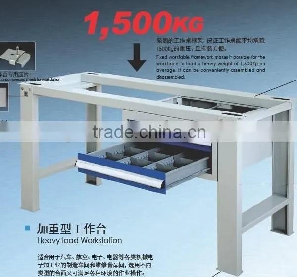 2015 Hot Sale RYWL Heavy Duty Steel Custom Workbench With Anti-skip Pats photo-4