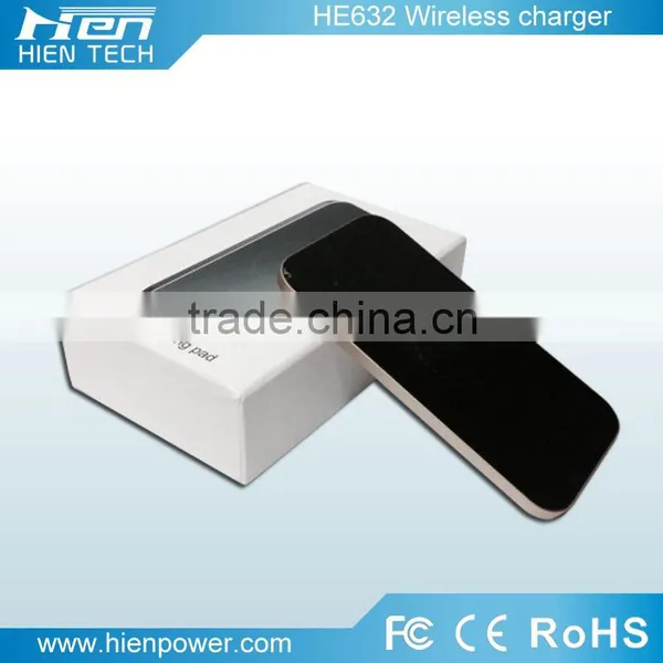 Ultra Thin Qi Induction Charging Pad Slim 5V1A Qi Wireless Charger photo-5