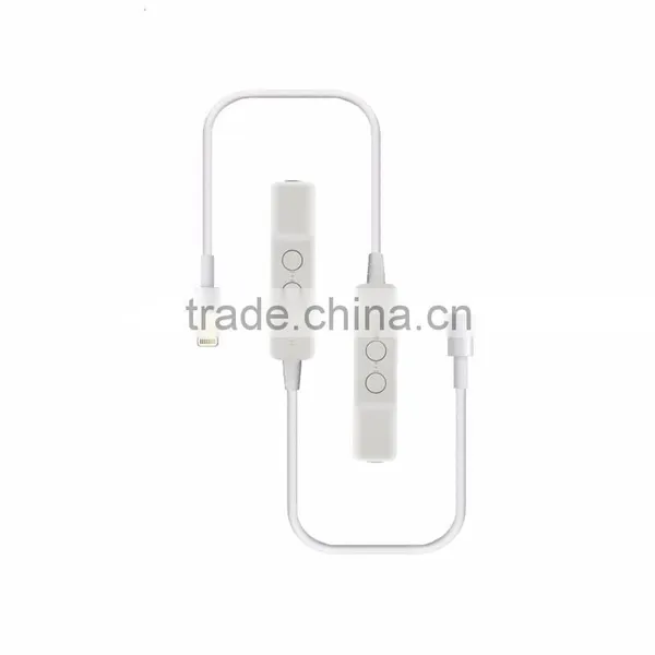 For i Phone 7/7 Plus/6S/5S Light -ning to 3.5mm Aux Cable Adapter With Certificated Light-ning Cable photo-3