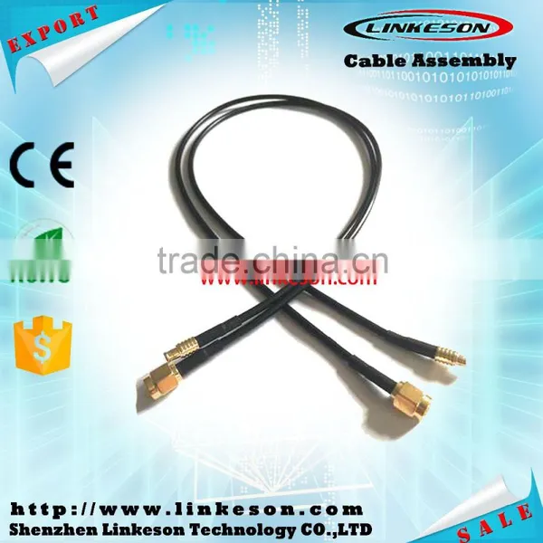 RG174 RF Coaxial Cable Assembly SMA Male to MCX Male Connector photo-2