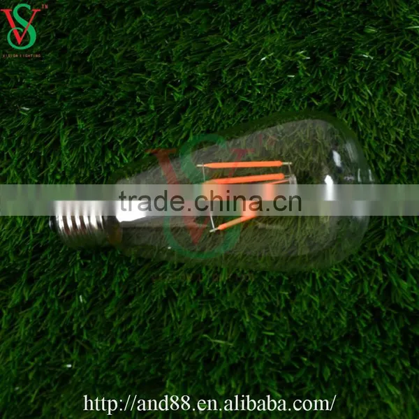 Long Filament Version 4W 6W Colorful Vintage Led Filament Bulb ST64 photo-2