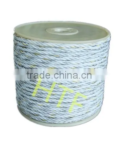 Conductive Electric Fence Poly Rope With HDPE and Stainless Steel Wire photo-3