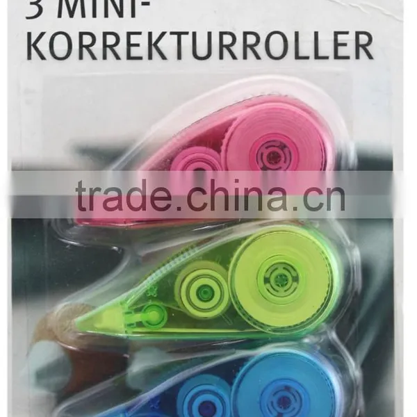 Green Colored Correction Tape/blue Correction Tape/red Correction Tape 3PK in Blister Card Set