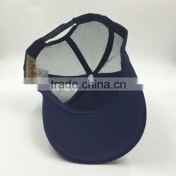 Customized Fashion Embroidery Patch Cotton Twill 5 Panel Trucker Mesh Cap photo-5