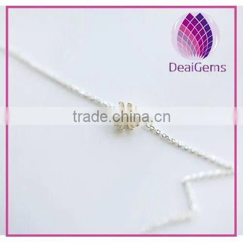 925 Silver Chain With 925 Silver Pendant Lady Necklace