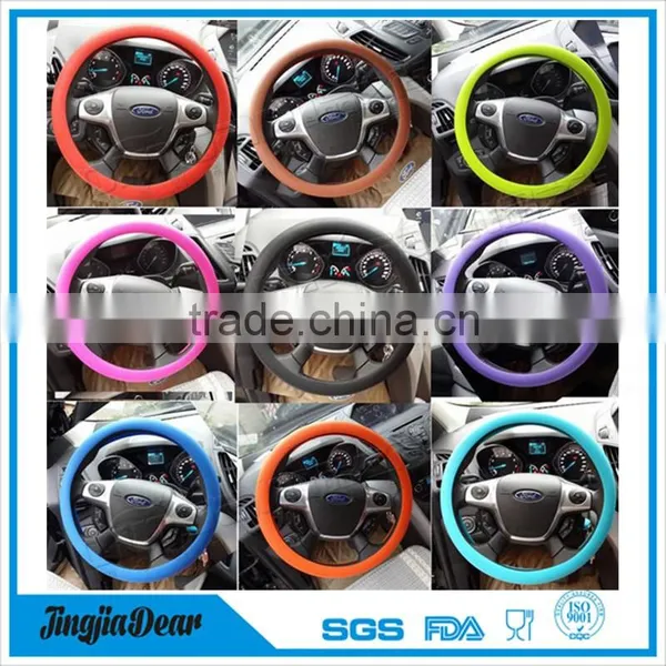 Natural Silicone Candy-colored Tasteless Steering Wheel Cover