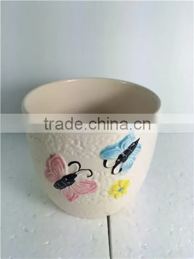 Wholesale Cheap Ceramic Painting Flower Pots photo-2