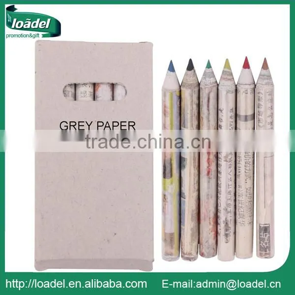 Cheap Price 3.5" 6pcs Paper Pencil