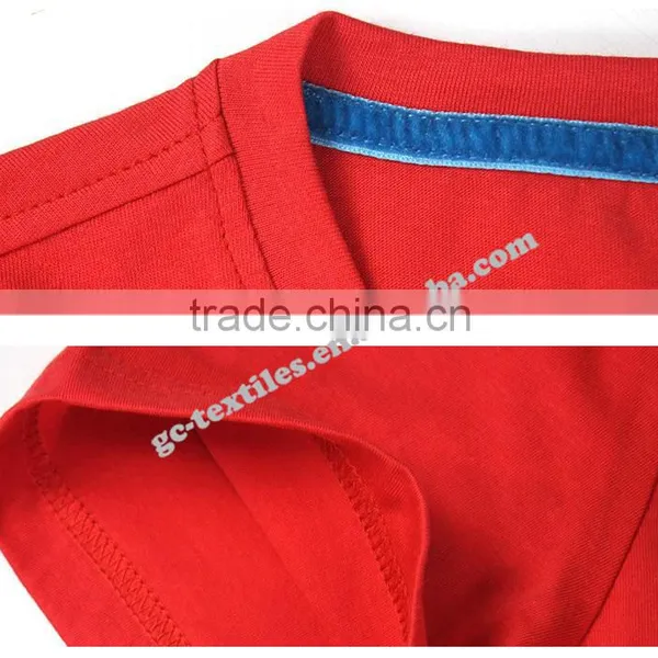 Discharging Printed Round-collar Men's Short Sleeve T-shirts photo-3