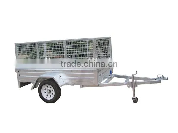 Good Qulity Hot Dipped Galvanized Caged Trailer photo-3