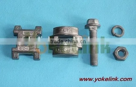 Aluminum LC52 Single Center Bolt Parallel Groove Clamps photo-5