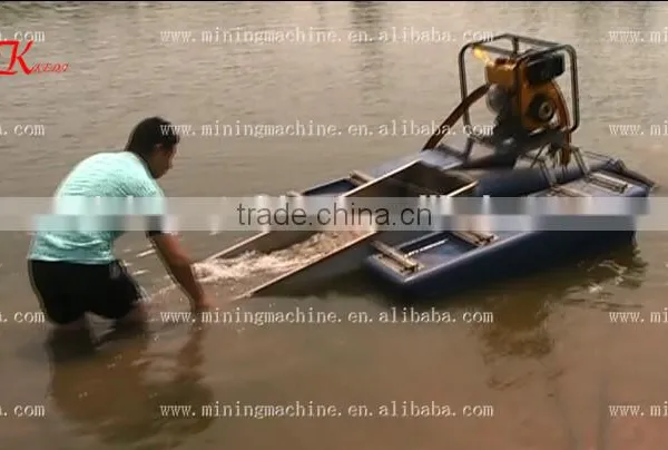 Mini Portable Gold Dredging Dredger in Small River photo-2