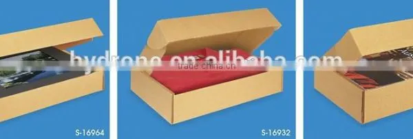 E Flute Single Wall Corrugated Standard Cube Box photo-5