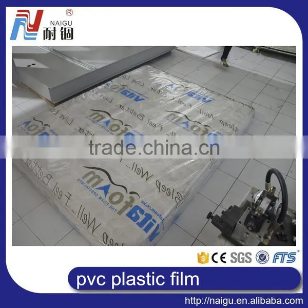 Customized Clear Plastic Pvc Material Mattress Film With Printed photo-4
