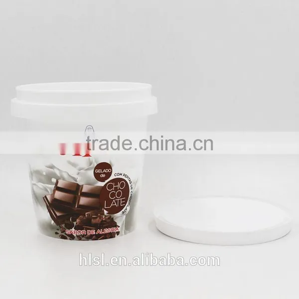Customized Ice Cream Cup With Brands, Cool Ice Cream Tub With Lids, Ice Cream Container for Freezer photo-2