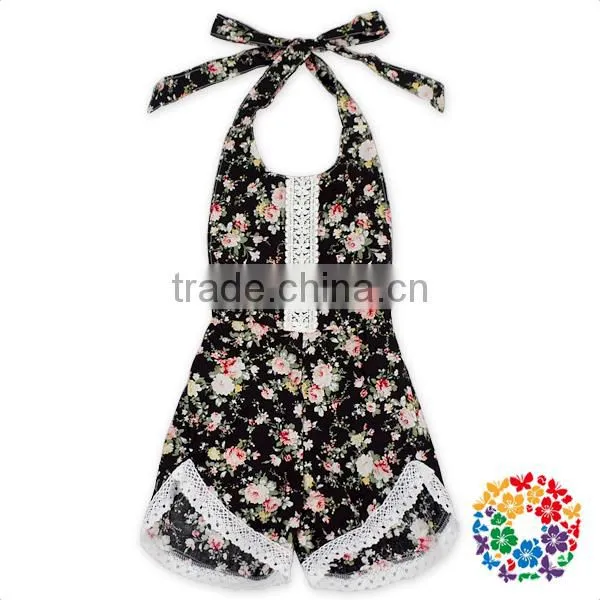 Newborn Baby Girls' Infant Romper Shivering Floral Jumpsuit photo-2