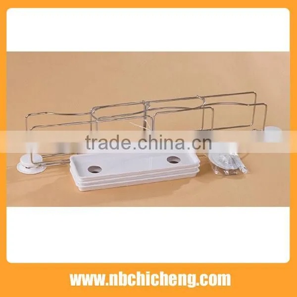 Bath Toiletries Rack Stronge Suction Utensil Shelf Multi Storage Holder photo-3