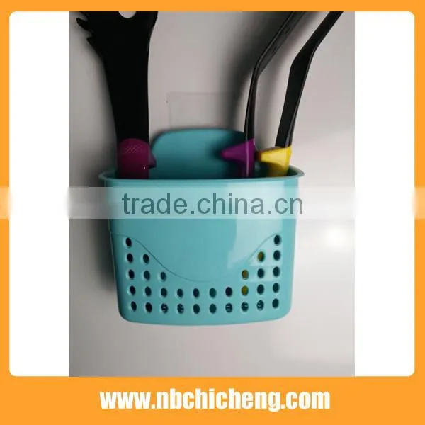 2017 Bathroom Wall Storage Basket Strong Suction Cup Holder