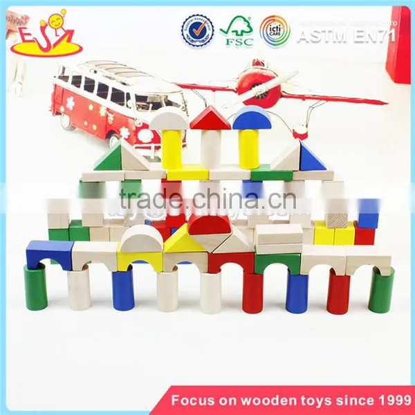 Wholesale Baby Wooden Building Blocks Toy Teaching Aid Wooden Building Blocks Toy W13A027 photo-4