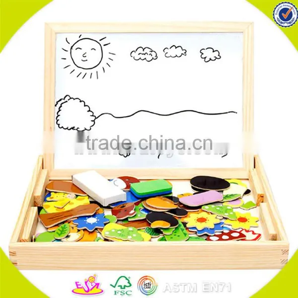 Wholesale Teaching Aid Kids Wooden Baby Easel Useful Art Training Wooden Baby Easel W12B032 photo-6