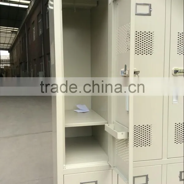 Dust Proof Six-door Steel Locker With Tentroof photo-4