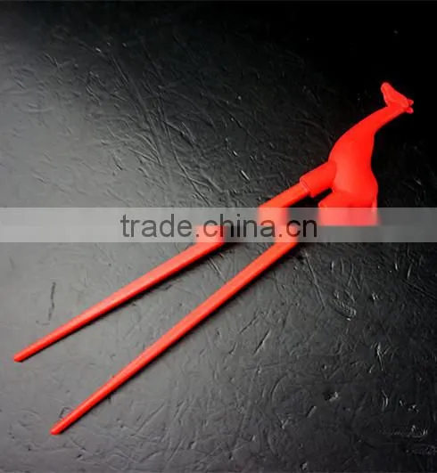 16173 Horse Shape Children Funny Decorator Silicone Chopsticks photo-4