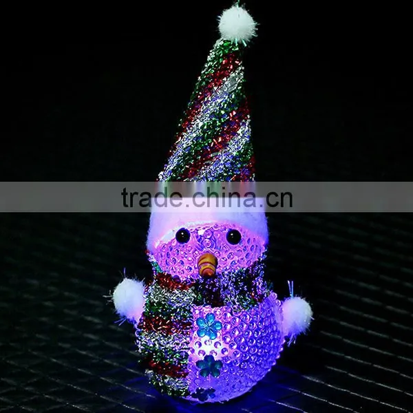 Mini Christmas Colorful Snowman Led Light photo-6