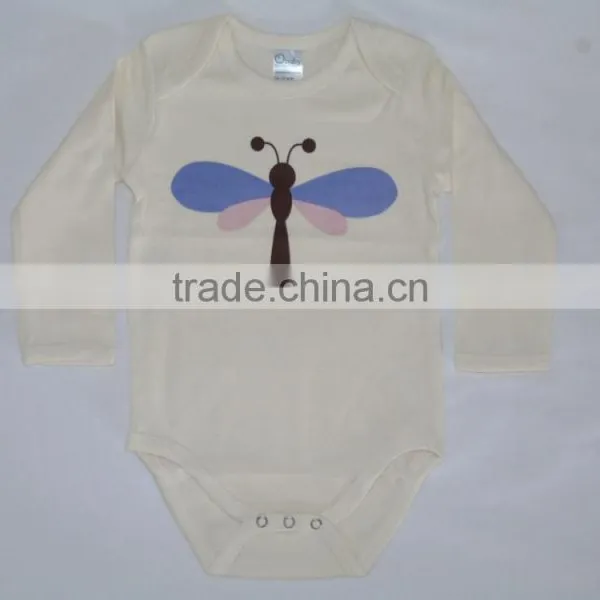 Newborn Baby Bodysuit 100% Organic Cotton White Baby Clothing Summer Style Long Sleeves Clothes photo-2