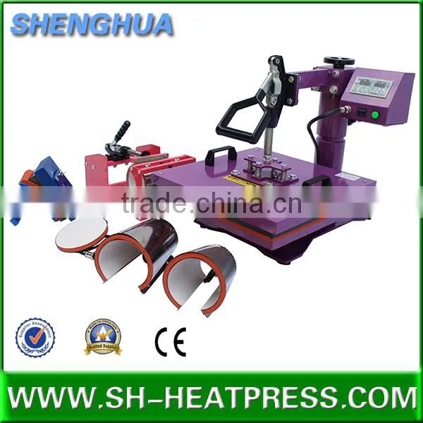 6 in 1 Multifunctional Heat Press Transfer Machine for Tshirt Mug Plate Cap photo-4