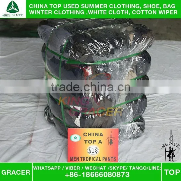 Promotional Stock Recycling In Bales Men Suit Pants Used Clothing Canada Style photo-6