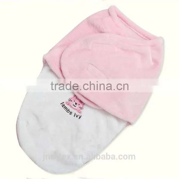 Trade Assurance Embroidered Combed Cotton Baby Swaddle Wrap/wholesale Organic Swaddle Blanket photo-3