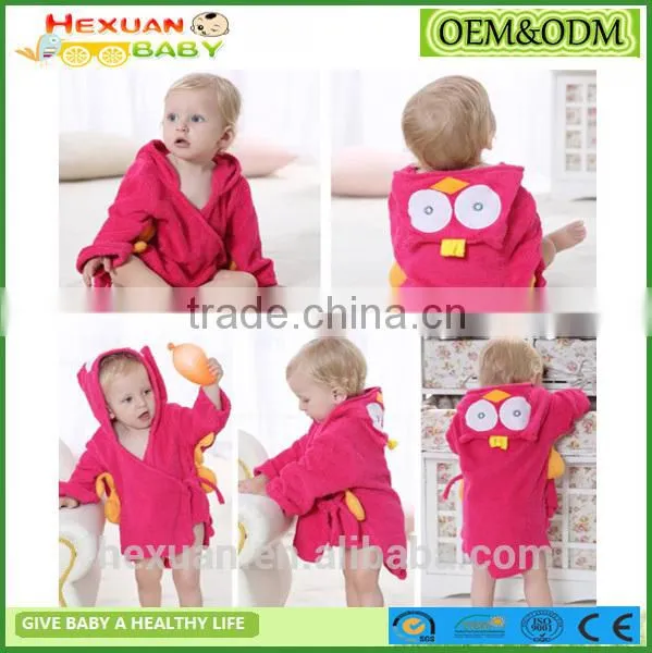 Hooded Animal Bathrobe Cartoon Baby Towel Character 04 photo-4