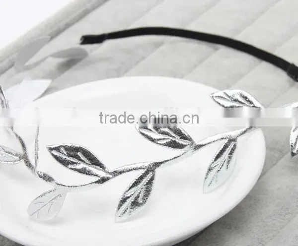 2 Colors Leaf Headband, Leaf Headband for Both Mom and Kids, Mom & Kids Headband photo-4