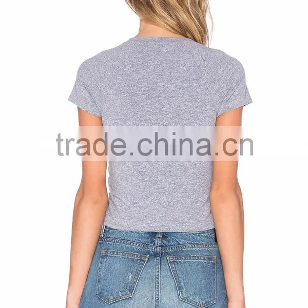 2018 Guangzhou Shandao Garment Factory Custom Logo Summer Hot Style 160g 100% Cotton Short Sleeve O-Neck Women's T Shirt photo-4