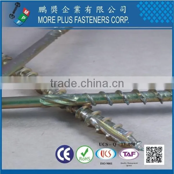 Taiwan Round Washer Head Torx Drive Serration Shank One Thread Notch Type-17 Point ZYCR3+ Timber Screw photo-5