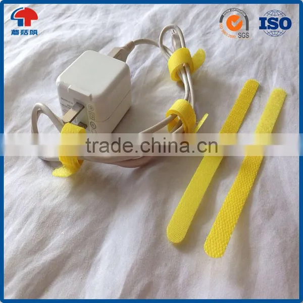 Custom Hook and Loop Cable Ties With Logo Printed photo-2