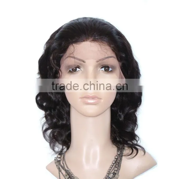 High Quality Natural Indian Human Hair Wigs For Black Men photo-2