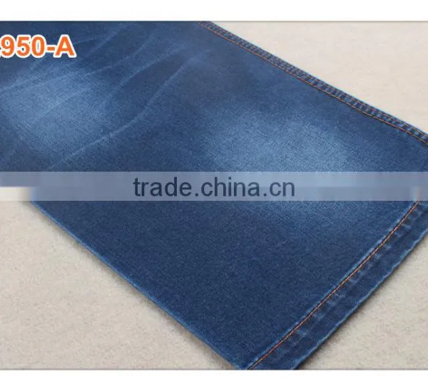High Quality Best Price Cotton Polyester Stretch Slub Bull Denim Fabric for Girls' Jeans and Shorts photo-5