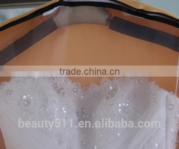 Plastic Custom Printed Wedding Dress Garment Bags With Low Price WB05 photo-3