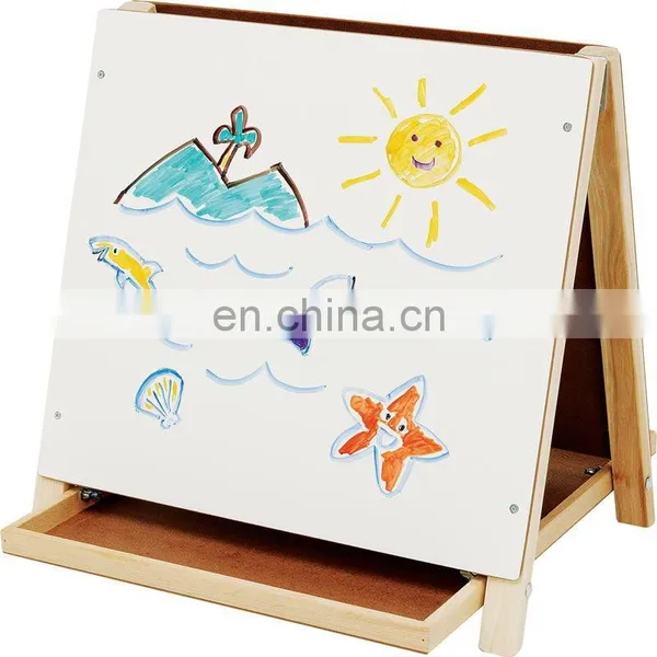 Wholesale Art Kids Cute Mini Easel Stand Magnetic Drawing Board photo-6