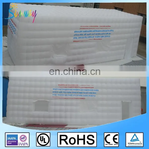2017 White Inflatable Cube Tent for Event or Promotion