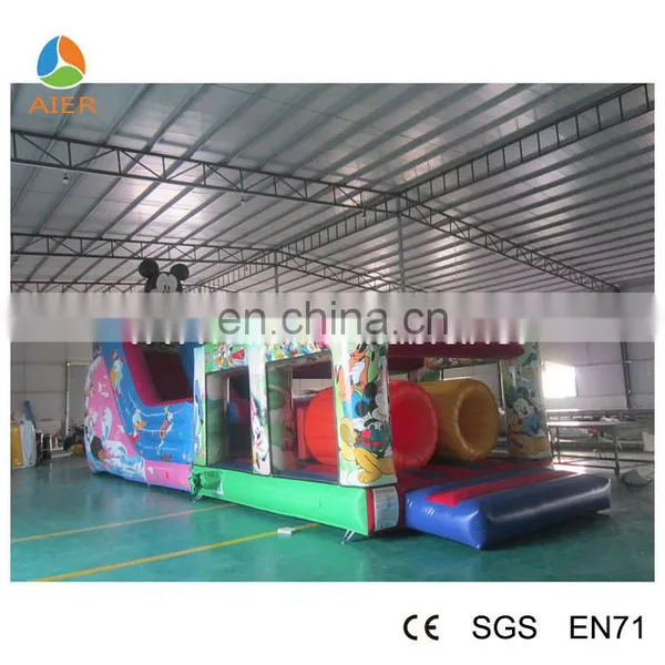 Outdoor Inflatable Obstacle Tunnel Inflatable Bouncy Slide Course For Sale photo-2