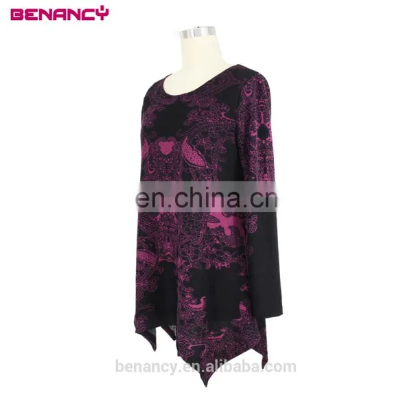 Premium Women Ethnic Wear Plus Size Scoop Neck Rendering Printing Tunic Top photo-2