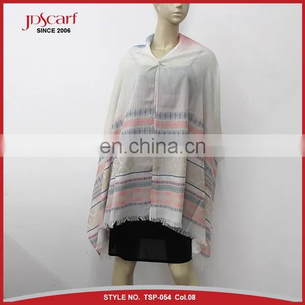 Women 100% Polyester Multicolor Pashmina Hijab Scarf photo-6