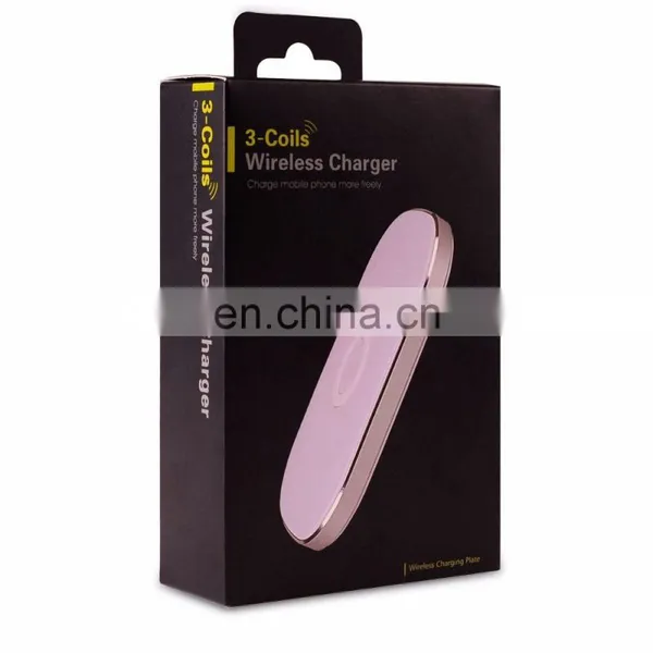 Amazon 3 Coils Wireless qi Charger Universal Mobile Phone Power Bank photo-5