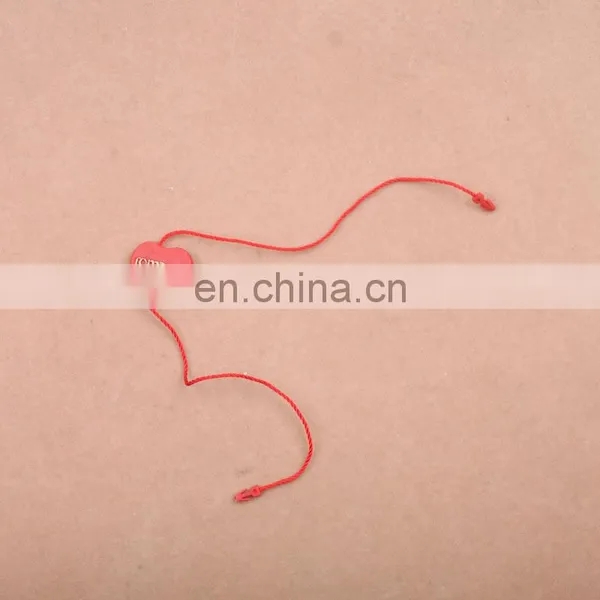 BSCI Custom fashion seal tags garment plastic hang tag for clothing