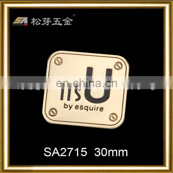 Customized High Quality Engraved Logo Metal Lables for Clothing photo-2
