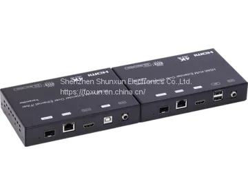 4K HDMI+USB KVM Extender Over IP/Fiber photo-2